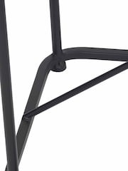 Pacific Glass and Black Roxy Metal Console Table - Image 6 of 6