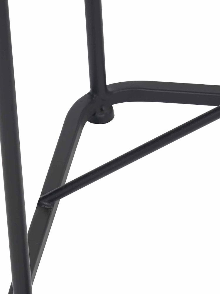 Pacific Glass and Black Roxy Metal Console Table - Image 6 of 6