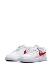 Nike Red/White Trainers - Image 3 of 8