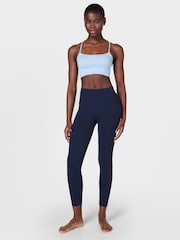 Sweaty Betty Light Blue Spirit Restored Seamless Yoga Bra - Image 2 of 6