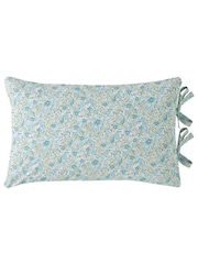 Laura Ashley Set of 2 Newport Blue 200 Thread Count Loveston 100% Cotton Pillowcase - Image 6 of 8