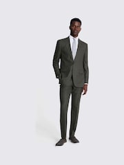 MOSS Green Tailored Fit Army Performance Jacket - Image 3 of 6