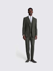 MOSS Green Tailored Fit Army Performance Jacket - Image 4 of 6