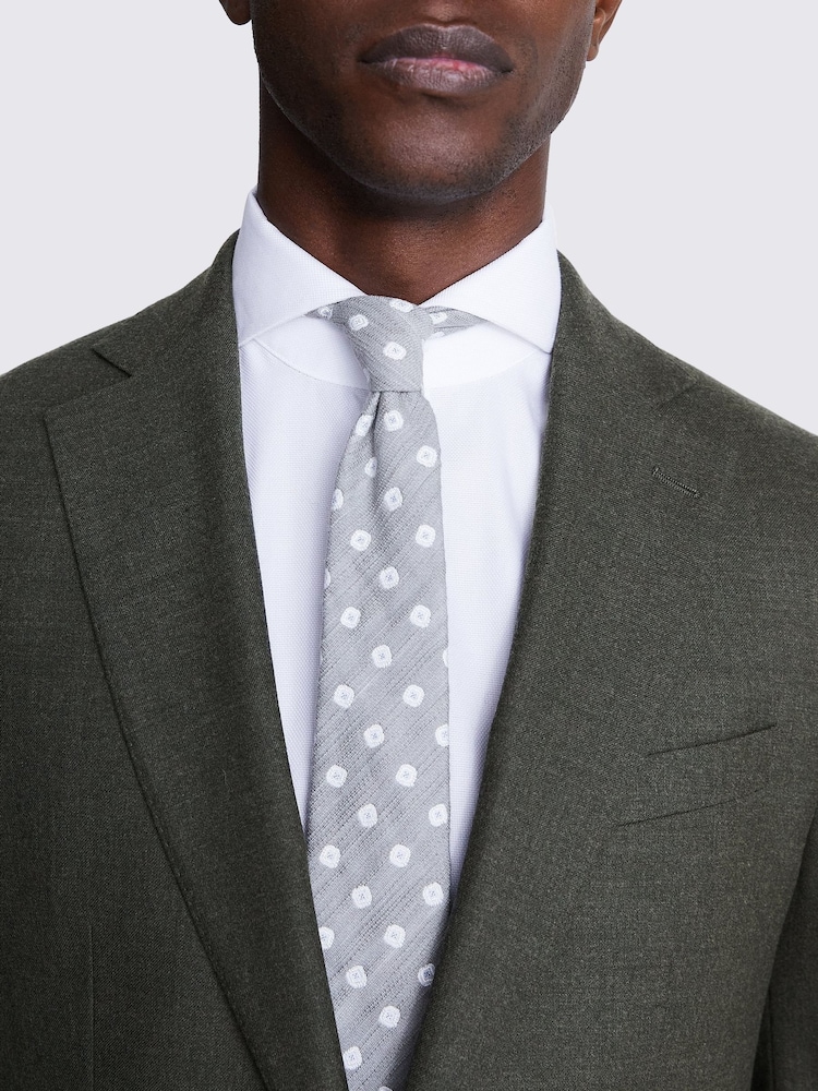 MOSS Green Tailored Fit Army Performance Jacket - Image 6 of 6