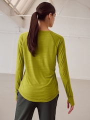 Bright Green Active Lightweight Long Sleeve Top - Image 2 of 9