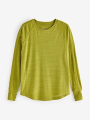 Bright Green Active Lightweight Long Sleeve Top - Image 5 of 9
