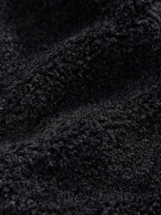 Black Faux Fur Heavy Zip Through Gilet - Image 7 of 7