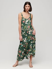 Superdry Gestuftes Maxikleid - Bild 1 von 3