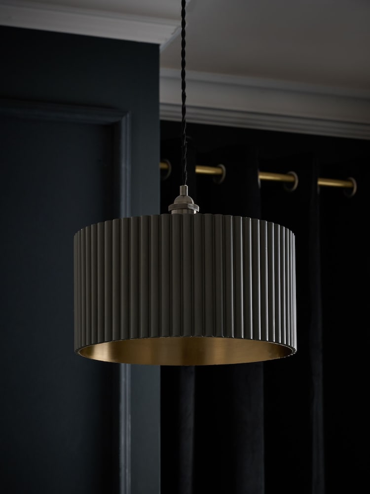 Grey Easy Fit Camford Pendant Light Shade - Image 2 of 6