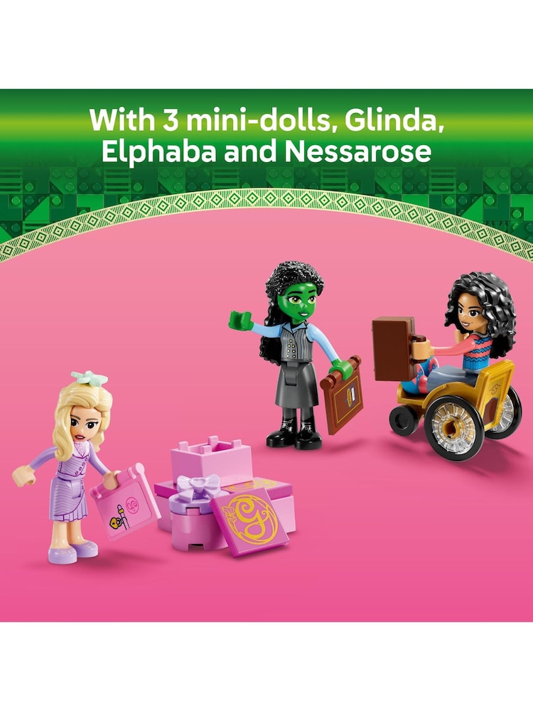 Lego Wicked Glinda Elphaba And Nessarose at Shiz University Building Toy - Image 5 of 9
