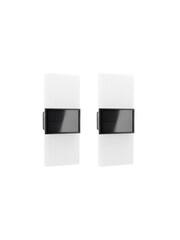 SolarCentre White Gemini Outdoor Wall Light - Image 2 of 2
