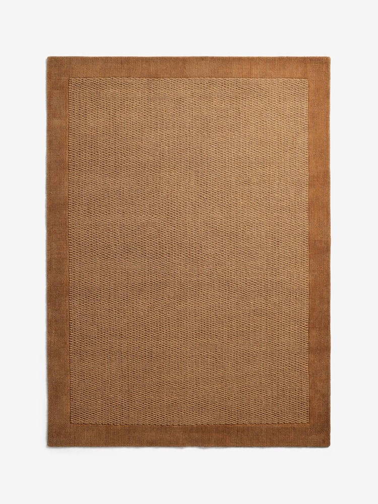 Caramel Natural Border Rug - Image 5 of 5