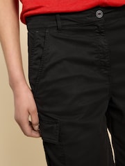 White Stuff Black Cargo Everleigh Shorts - Image 4 of 7