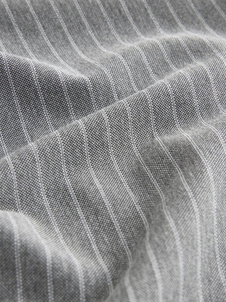 Grey Pinstripe Wide Leg Trousers (3-16yrs) - Image 8 of 8 Grey Pinstripe Wide Leg Trousers (3-16yrs) - Image 8 of 8