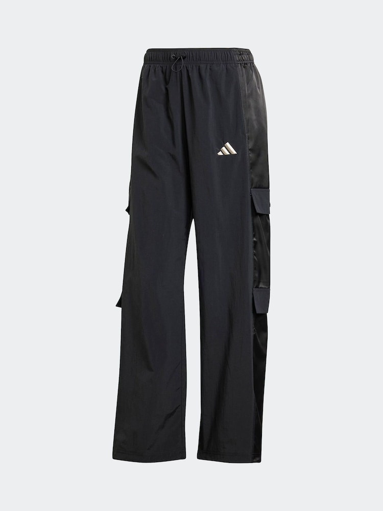 Черный - Брюки карго adidas - Изображение 6 из 6