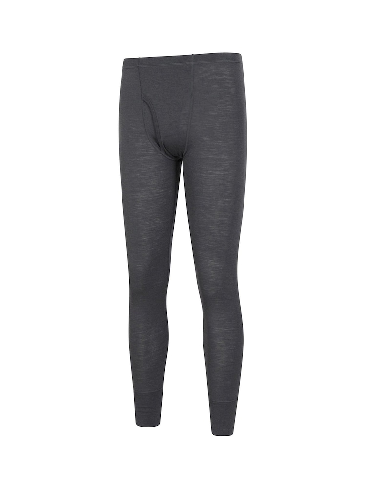 Mountain Warehouse Light Black Mens Merino II Thermal Baselayer Pants - Image 3 of 5