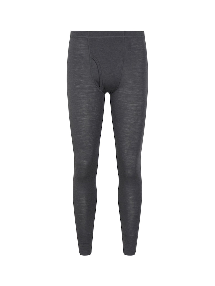 Mountain Warehouse Light Black Mens Merino II Thermal Baselayer Pants - Image 4 of 5