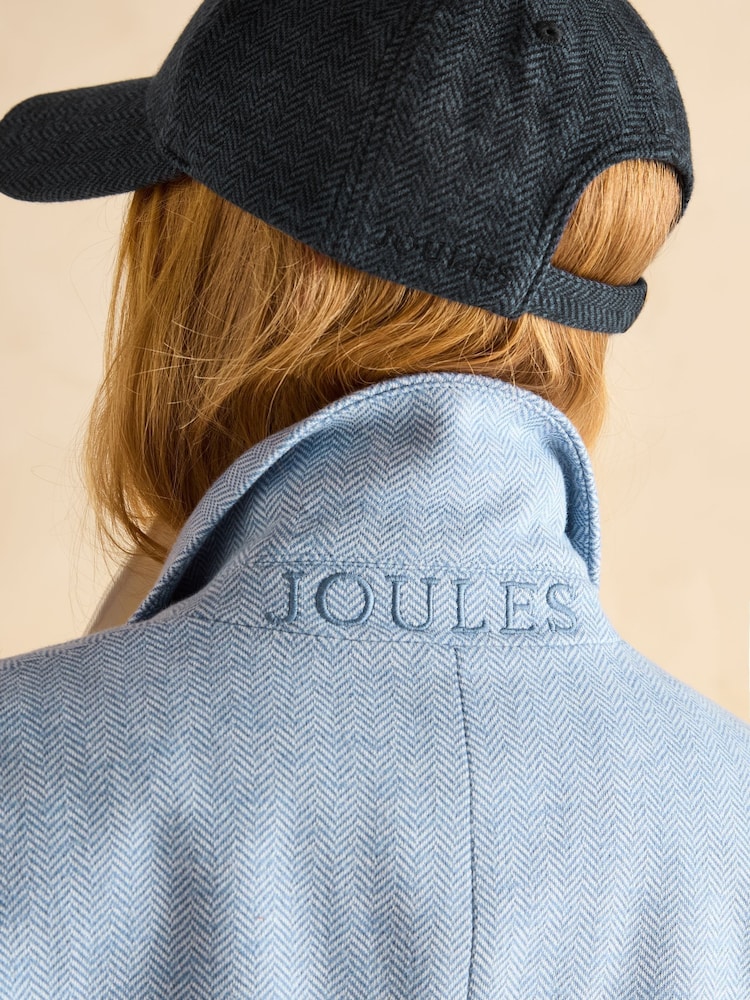 Joules Albury Blue Cotton Blazer - Image 5 of 6