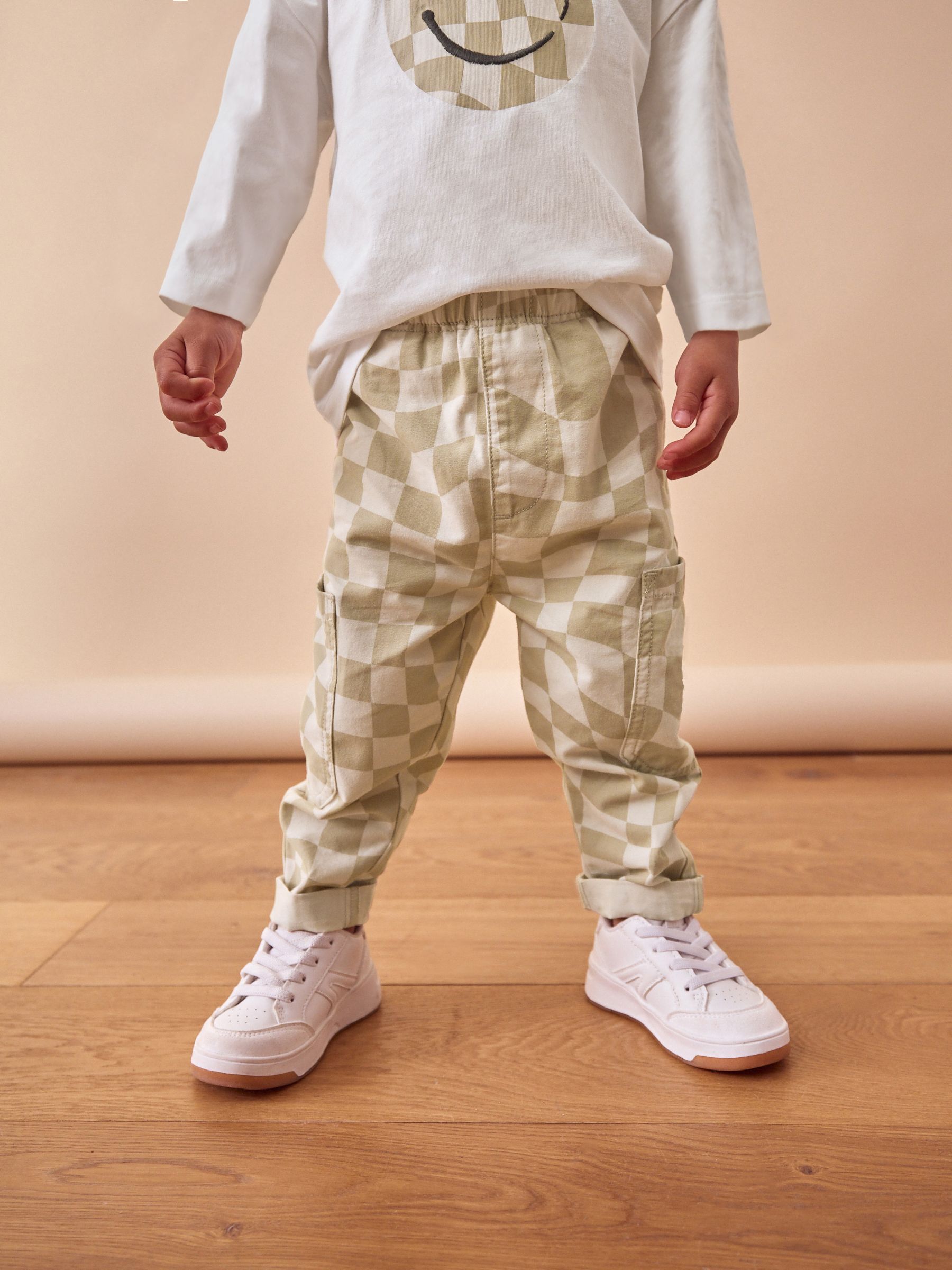 T-shirt Garçon NEXT Camouflage Vert – 6 Ans – Manches Longues