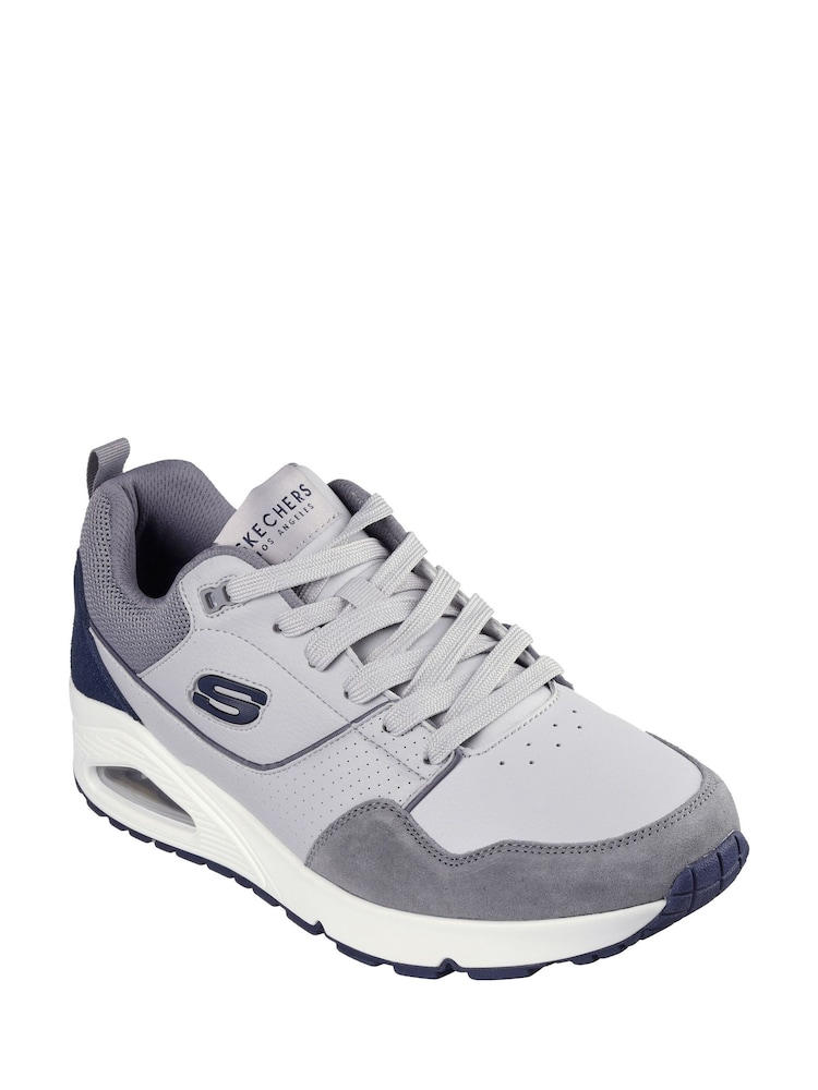 Skechers Grey Uno Retro One Trainers - Image 1 of 6