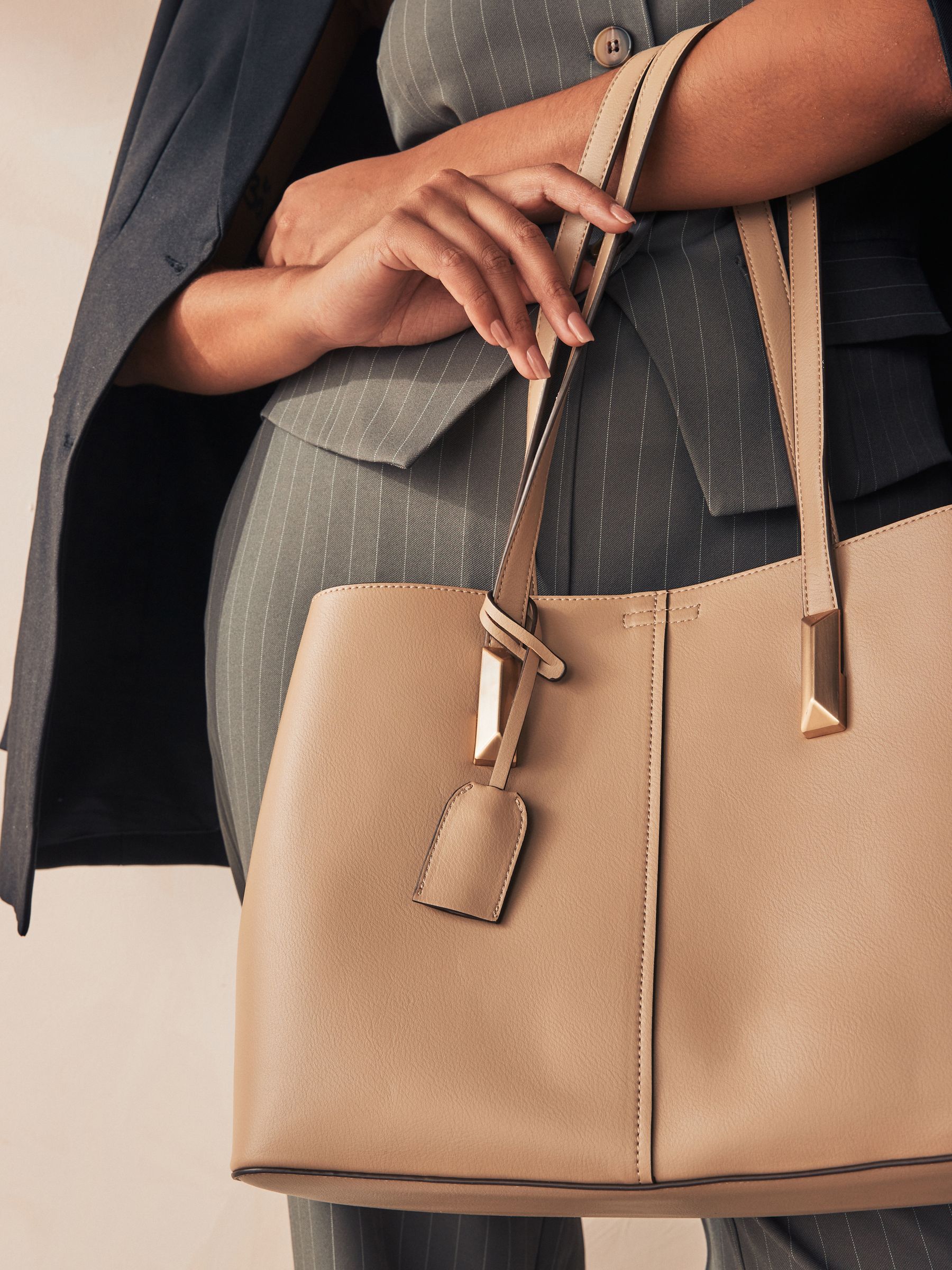 Open handbag on sale