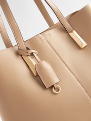 Camel Open Tote Bag - Image 7 of 10