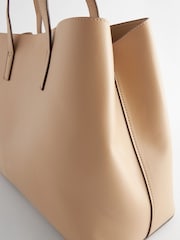 Camel Open Tote Bag - Image 9 of 10