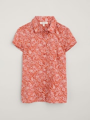 Seasalt Cornwall Orange Rushmaker Shirt - Image 2 of 5