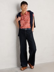 Seasalt Cornwall Orange Rushmaker Shirt - Image 4 of 5