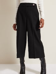 Phase Eight Black Bouclé Ripley Culottes - Image 3 of 6