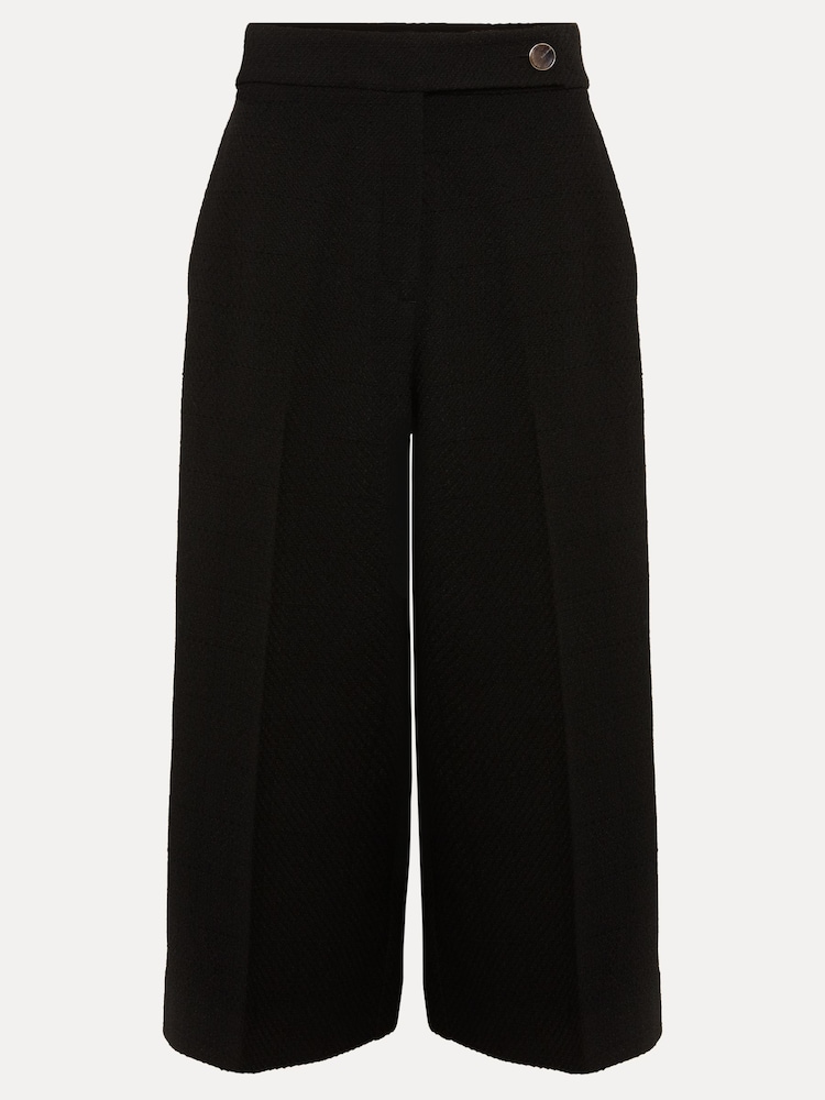 Phase Eight Black Bouclé Ripley Culottes - Image 6 of 6