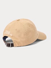 Polo Ralph Lauren Tan Brown Bear Logo 100% Cotton Cap - Image 2 of 3