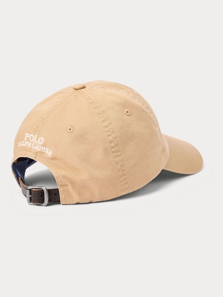 Polo Ralph Lauren Tan Brown Bear Logo 100% Cotton Cap - Image 2 of 3