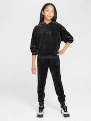 črna - Nike Velur nad glavo kapucar; jopa/pulover s kapuco - Slika 1 iz 7