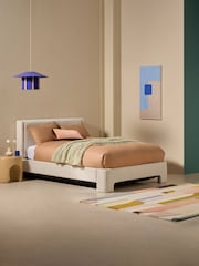 MADE.COM Pax Boucle Off White Bed Leonora - Image 1 of 5