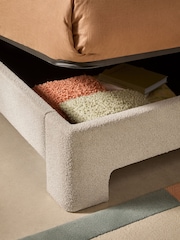 MADE.COM Pax Boucle Off White Bed Leonora - Image 2 of 5
