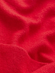 Red Textured Boucle Jacket With Wool - Image 6 of 6