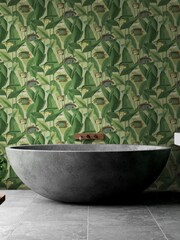 Graham & Brown Green Aquarium 10M Wallpaper - Image 1 of 4