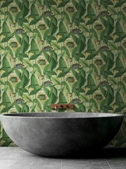 Graham & Brown Green Aquarium 10M Wallpaper - Image 4 of 4