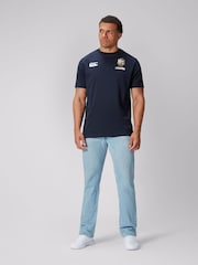 Canterbury Blue British & Irish Lions Rugby Cotton Jersey T-Shirt - Image 4 of 9
