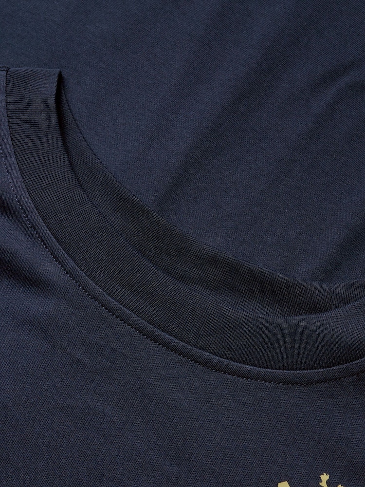Canterbury Blue British & Irish Lions Rugby Cotton Jersey T-Shirt - Image 9 of 9