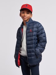 U.S. Polo Assn. Blue Lightweight Boys Bound Quilted Jacket - Image 5 of 8