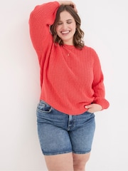 FatFace Anna Red Jumper - Image 4 of 6