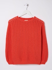FatFace Anna Red Jumper - Image 6 of 6
