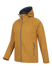 Mountain Warehouse Yellow Mens Radius Water Resistant Softshell Jacket - Image 4 of 5