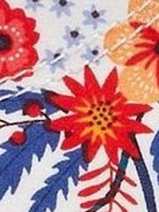 Rocket Dog Jazzin Malden Floral Cotton White Trainers - Image 7 of 7