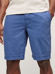Superdry Light Blue Officer Chino Shorts - Image 1 of 7