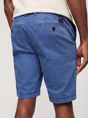 Superdry Light Blue Officer Chino Shorts - Image 2 of 7