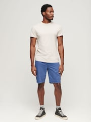 Superdry Light Blue Officer Chino Shorts - Image 3 of 7