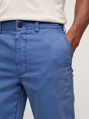Superdry Light Blue Officer Chino Shorts - Image 4 of 7